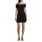 Arizona Short Sleeve Skater Dress-juniors
