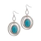 El By Erica Silver Over Brass Drop Earrings