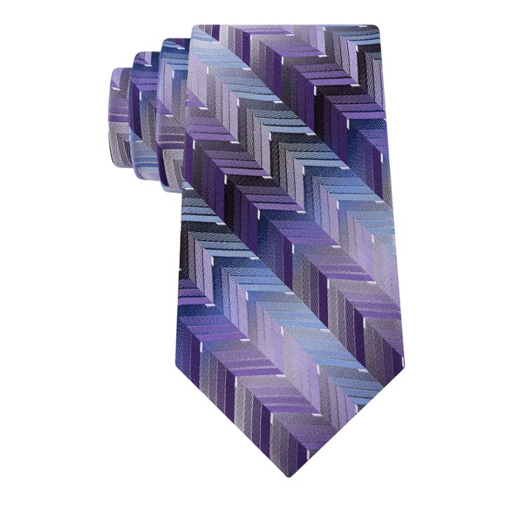 Van Heusen Flex Tech Zig Zag On Ombre Vine Xl Tie