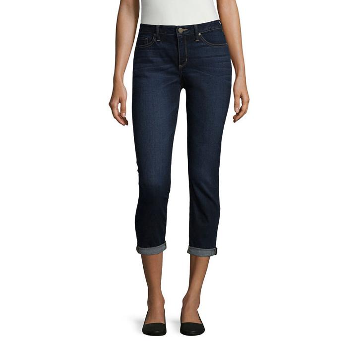 A.n.a Skinny Denim Ankle Capri Pant - Tall