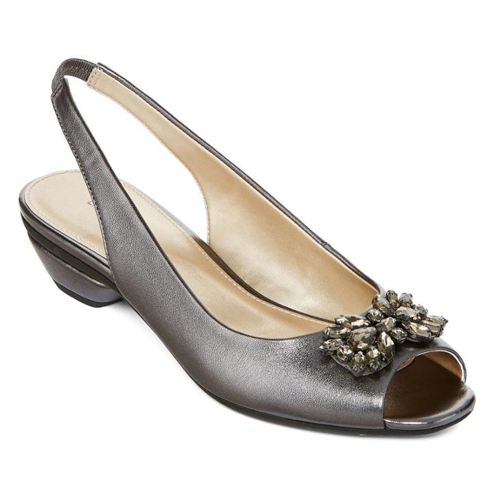 East 5th Helena Embellished Slingback Pumps