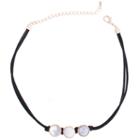A.n.a Womens White Gold Choker Necklace
