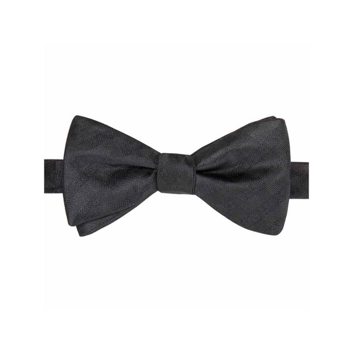 Jf J. Ferrar Mini Check Pre-tied Bow Tie