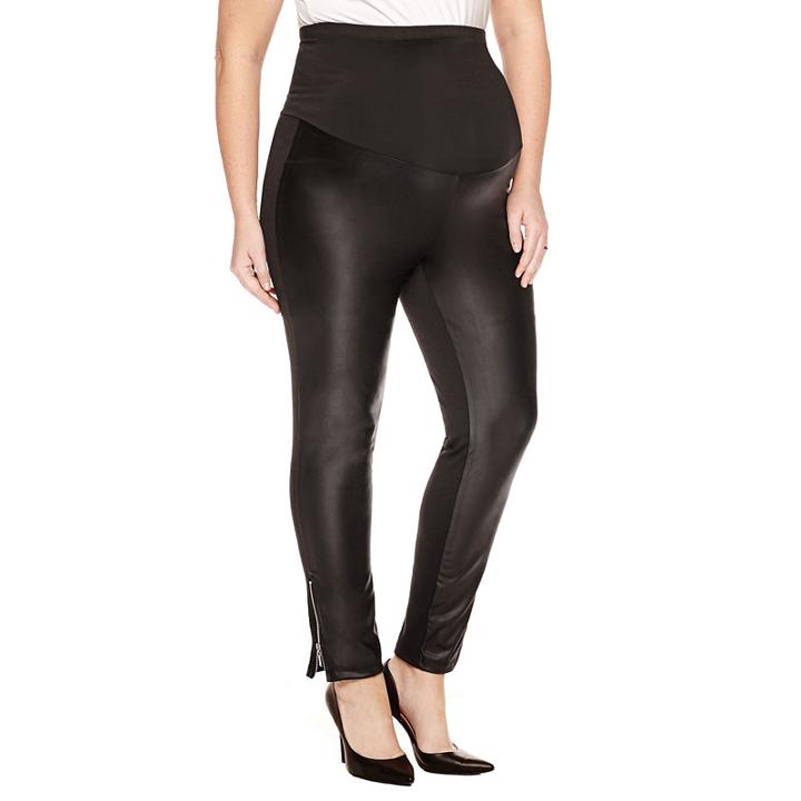 Planet Motherhood Knit Leggings-plus