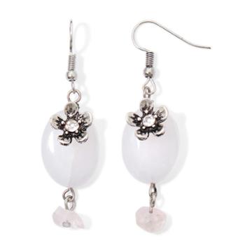 Messages From The Heart By Sandra Magsamen Oval Drop Earrings