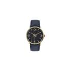 Geneva Platinum Womens Blue Strap Watch-15180