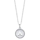 Sparkle Allure Womens Crystal Pendant Necklace