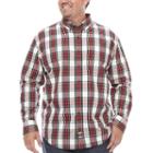 Izod Button-front Shirt-big And Tall