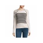 A.n.a Stripe Sweater With Dome Buttons-talls