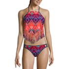 Arizona Fringe Tankini Swimsuit Top