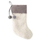 North Pole Trading Co. Sherpa Christmas Stocking