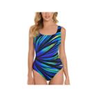 Robby Len By Longitude Panel One Piece Swimsuit