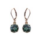 Gloria Vanderbilt Gold-tone Erinite Crystal Drop Earrings