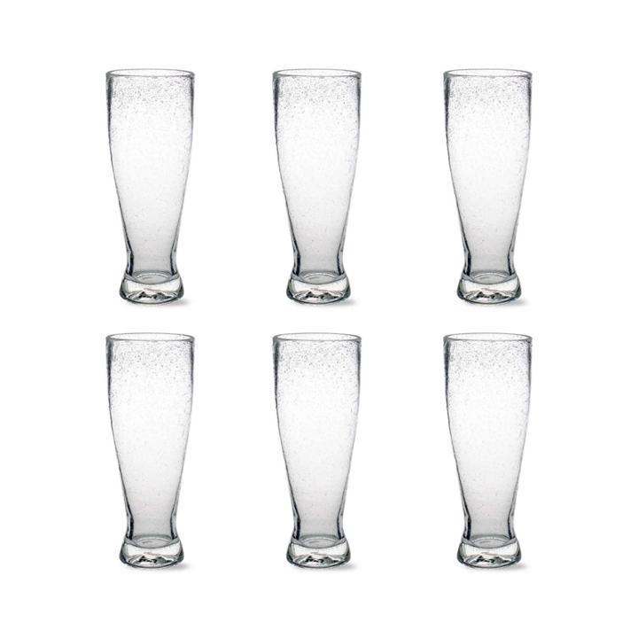 Tag Bubble Glass Set Of 6 Pilsner Glasses