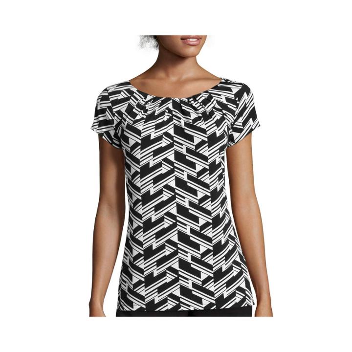 Worthington Essential Short-sleeve Scoopneck Tee - Petite