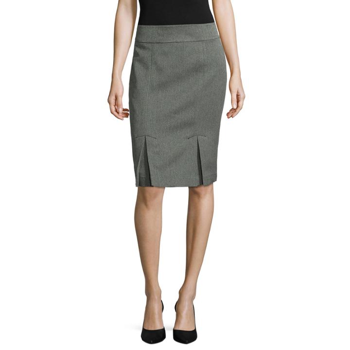 Black Label By Evan-picone Suit Skirt