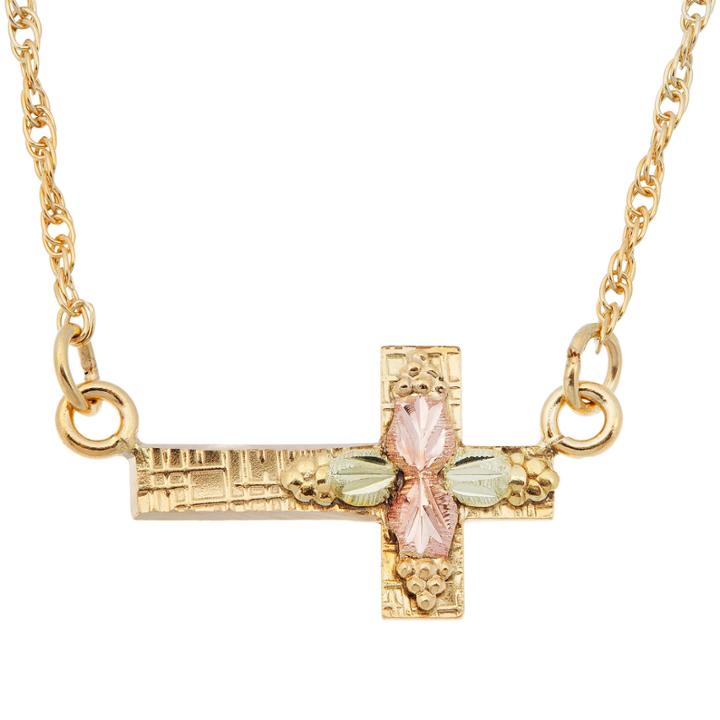 Landstroms Black Hills Gold 10k Gold Pendant Necklace