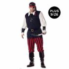 Cutthroat Pirate Adult Plus Costume - Plus (48-52)