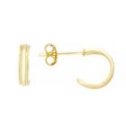 Itsy Bitsy Hoop Earring 14k Gold Over Silver 9.6mm Hoop Earrings