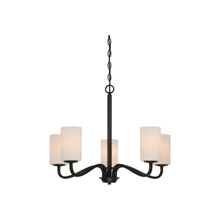 Filament Design 5-light Forest Bronze Chandelier