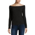 I Jeans By Buffalo Long Sleeve Off Shoulder Top