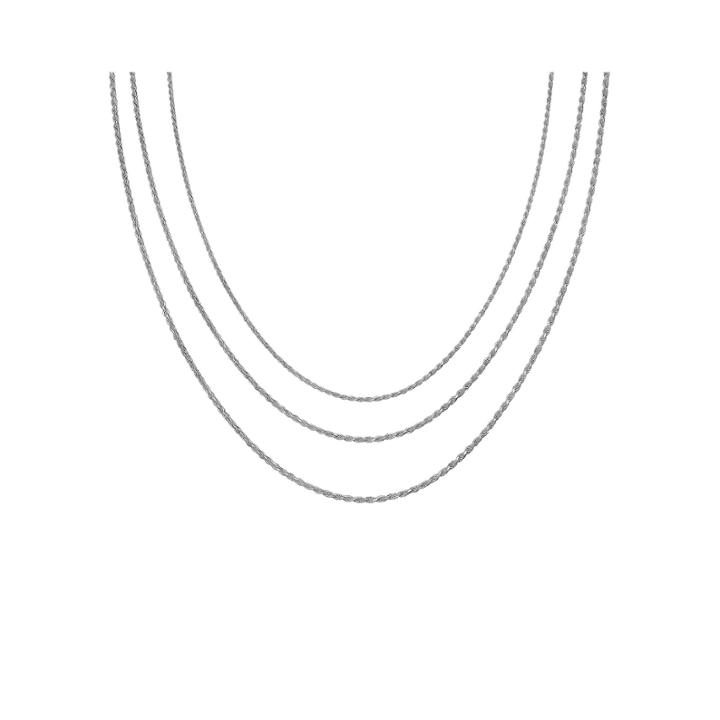 Sterling Silver 16-30 Light Rope Chains