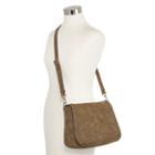 Louis Cardy Whipstitch Large Messenger Crossbody Bag