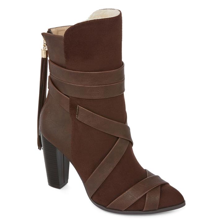 First Love By Penny Loves Kenny Amplify Pointed-toe Boots