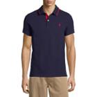 U.s. Polo Assn. Embroidered Short Sleeve Solid Pique Polo Shirt