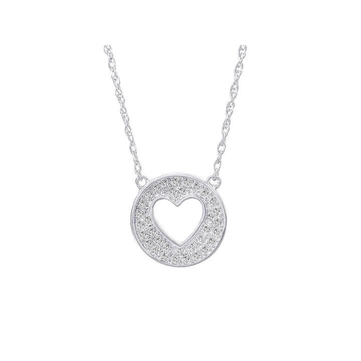 1/6 Ct. T.w. White Diamond Statement Necklace