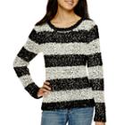 Arizona Long-sleeve Popo Sweater - Juniors