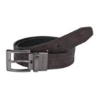 Men's Columbia Brown Reversible Belt W/ Logo Buckle