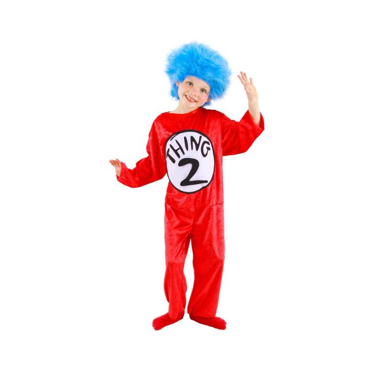 Dr Seuss - Thing 1 Or 2 Child Costume - 2t-4t