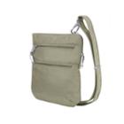 Travelon Anti-theft Classic Slim Double Zip Crossbody Bag