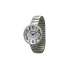 Olivia Pratt Womens Silver Tone Strap Watch-20108silver