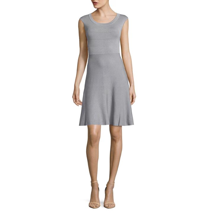 Worthingtoncap Sleeve Fit & Flare Dress