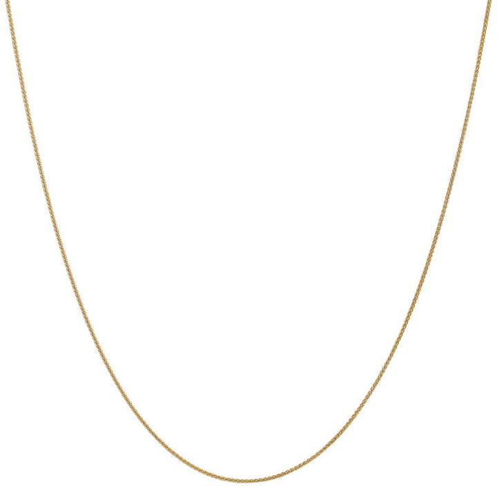Solid Wheat 18 Inch Chain Necklace