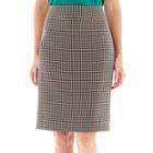 Black Label By Evan-picone Tweed Skirt
