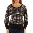 24/7 Comfort Apparel Modern Glamour Tunic Top