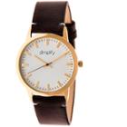 Simplify Unisex The 2800 Dark Brown Leather-band Watch Sim2805