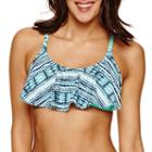 Ibiza Flounce Swimsuit Top-juniors