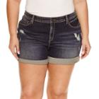 Boutique + Denim Shorts-plus