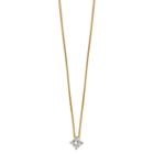 Womens 1/2 Ct. T.w. White Moissanite 14k Pendant Necklace Set