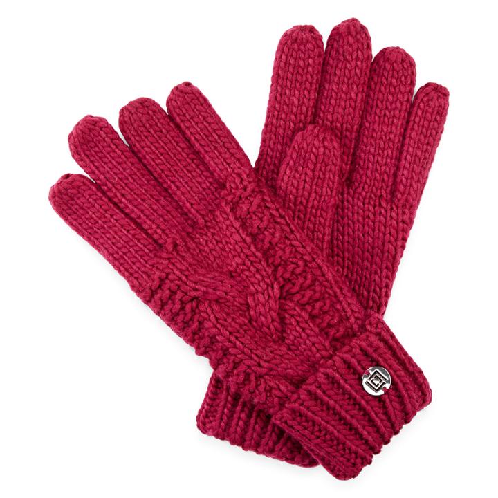 Liz Claiborne Braided Cable Knit Gloves