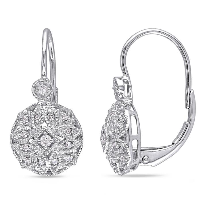 1/8 Ct. T.w. White Diamond 14k Ear Cuffs