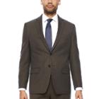 Collection By Michael Strahan Brown Sharkskin Jacket