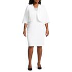 Maya Brooke Sleeveless Embellished Jacket Dress-plus
