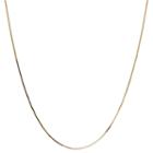 14k Yellow Gold Solid Snake Chain Necklace