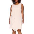 Studio 1 Sleeveless Overlay Dress - Plus