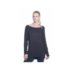Gaiam Cutout Back Scoop Neck T-shirt